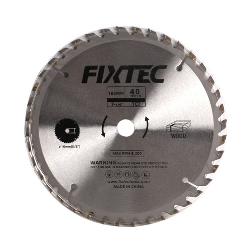 Disc circular TCT FIXTEC 9 1/4", 235x30/25.4mm, 60T, lemn - Img 4
