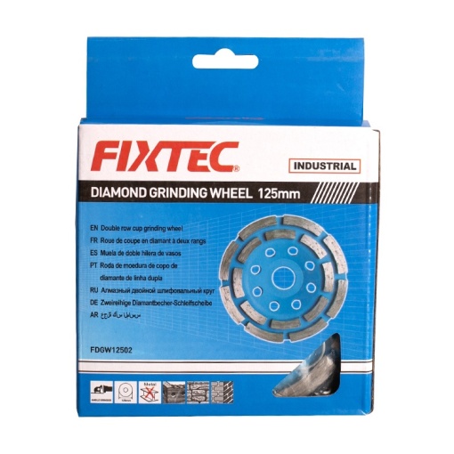 Disc diamantat FIXTEC 125 mm segmentat 5 mm pentru slefuire - Img 4