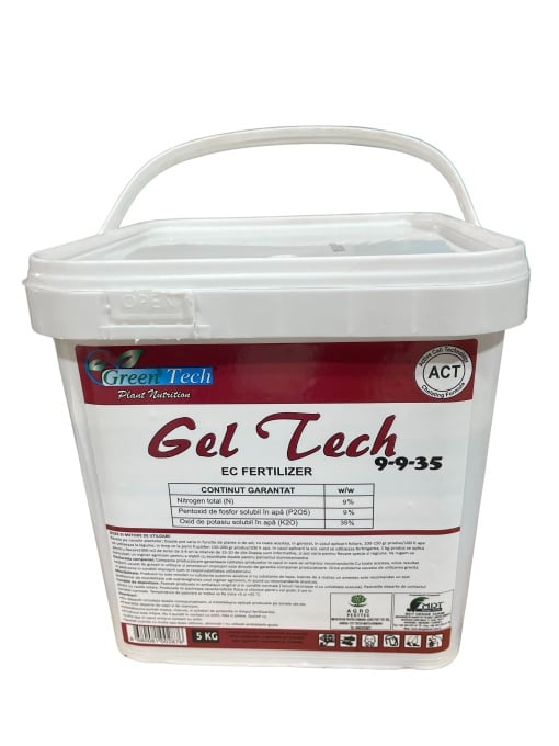Gel Tech Fertilizant Solubil 9-9-35 NPK, 5kg