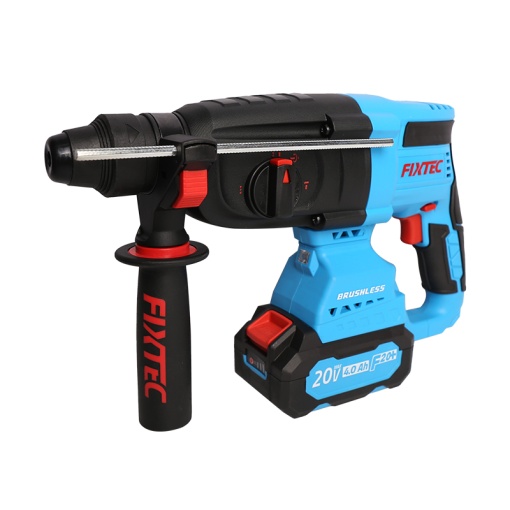 Kit Rotopercutor FIXTEC 20V Fara Perii cu Incarcator Rapid - Img 6