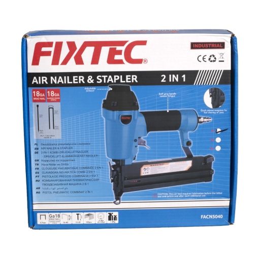 Pistol Batut Cuie si Capse FIXTEC 2in1 Combo 50mm - Img 15
