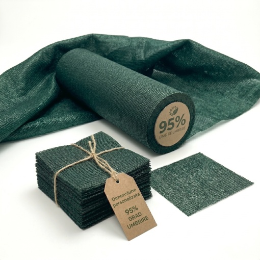Plasa de Umbrire si Protectie 95% Grad de umbrire, 1.5M Latime - 1.5x10 - Img 7
