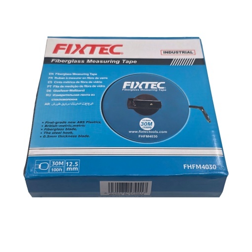 Ruleta fibra sticla FIXTEC 30m, cadru ABS - Img 3