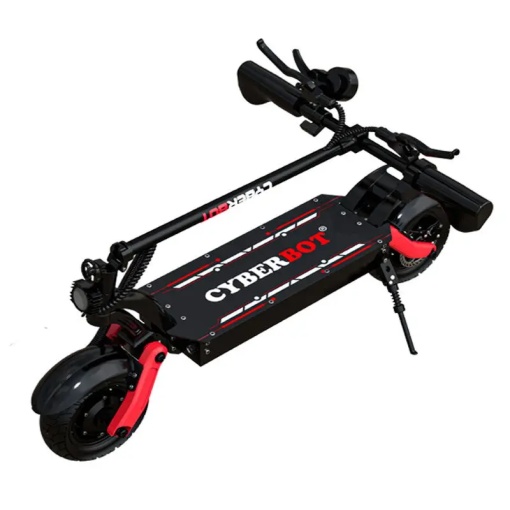 Trotineta electrica SPEEDXMAN Cyberbot GOLF, motor dual 2x1000W, baterie 52V/23Ah, viteza 65km/h, autonomie 70km, frane hidraulice - Img 4