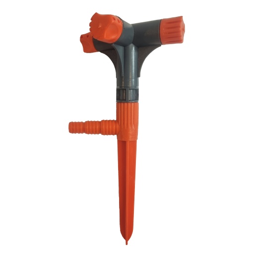 Aspersor Rotativ din PVC cu 4 Brate si Pivot pentru Acoperire Uniforma - Img 3