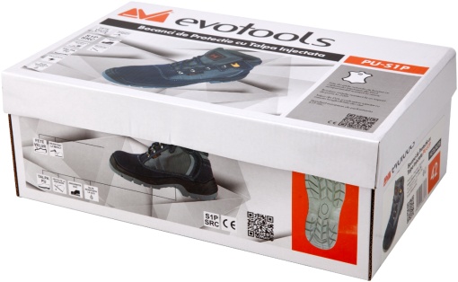 Bocanci Protectie Talpa Injectata PU Piele Intoarsa Evotools - Img 3