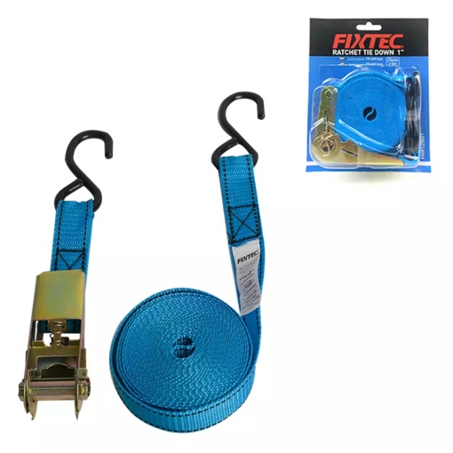 Chinga FIXTEC 1" 5m cu Clichet Aluminiu si Carlige - Img 5