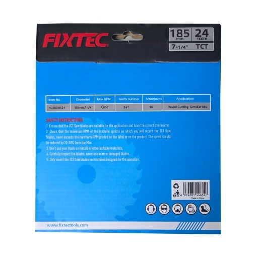 Disc Circular FIXTEC 185x20mm - Img 2