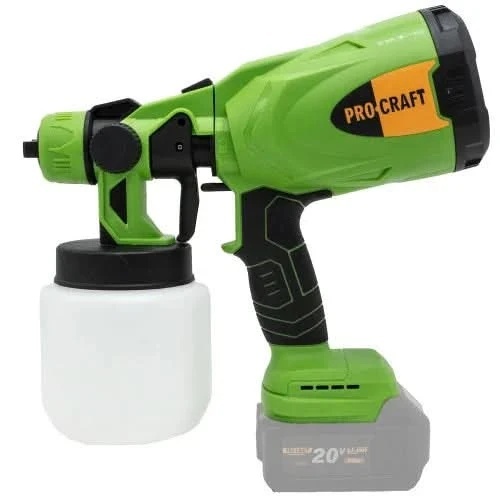 Pistol de vopsit PROCRAFT PSE20, 800W, 20V, debit 160ml/min, fara acumulator - Img 2