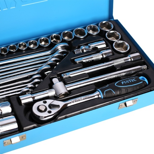 Set combinat tubulare FIXTEC, 36 piese 3/8" - Img 4