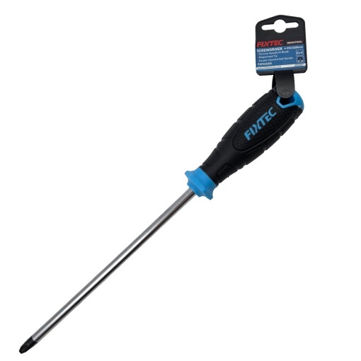 Surubelnita stea profesionala FIXTEC PH3 200 mm CR‑V, varf magnetic