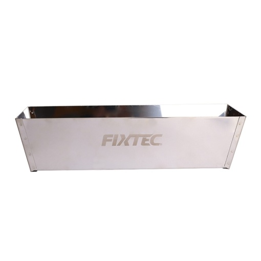 Tava pentru glet FIXTEC 358x118 mm din otel inoxidabil - Img 3