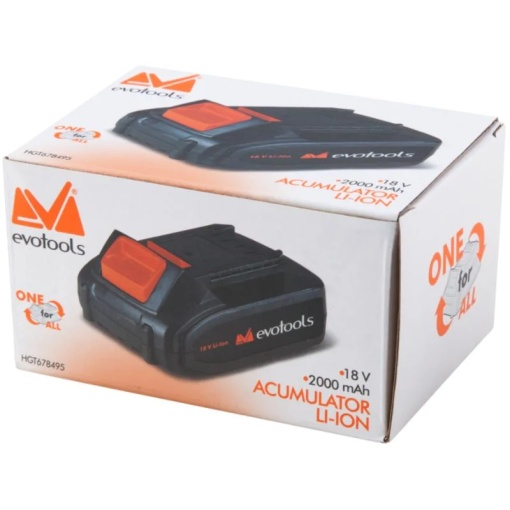 Acumulator Litiu-ion One Epto Evotools, 18 V, 2 Ah - Img 2
