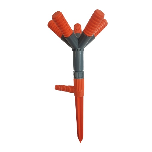 Aspersor Rotativ din PVC cu 5 Brate - Diametru irigare 12m - Img 2