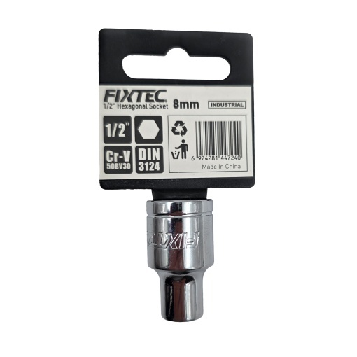 Cap Cheie Tubulara Hexagonal Fixtec 1/2" 8x38mm - Img 3
