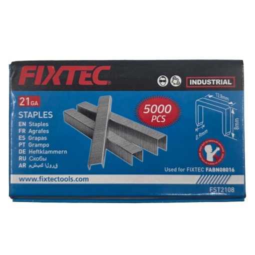 Capse tip Grapa FIXTEC GA‑21, 12.8×8 mm, 5000