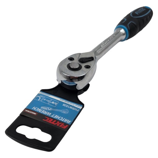 Cheie clichet FIXTEC 3/8" CR-V 72 dinti - Img 4