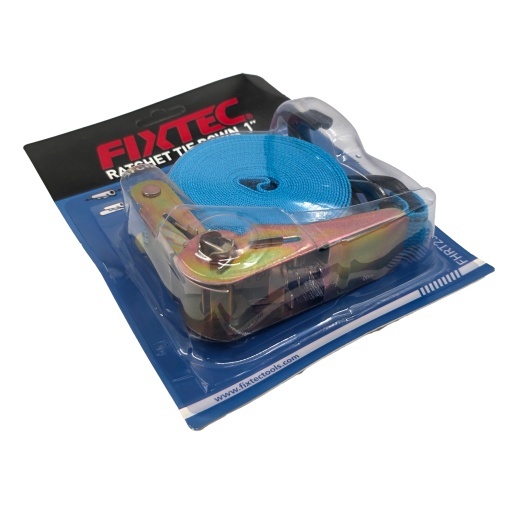 Chinga FIXTEC 1" 5m cu Clichet Aluminiu si Carlige - Img 2