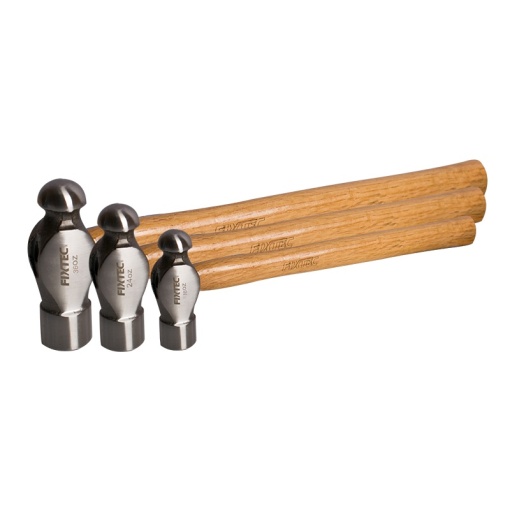 Ciocan cu Cap Rotund FIXTEC 16 oz cu Maner Lemn - Img 2