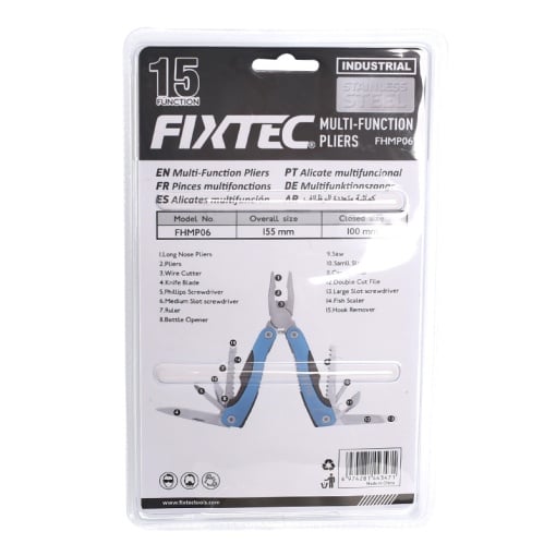 Cleste multifunctional FIXTEC 15-in-1, inox - Img 6