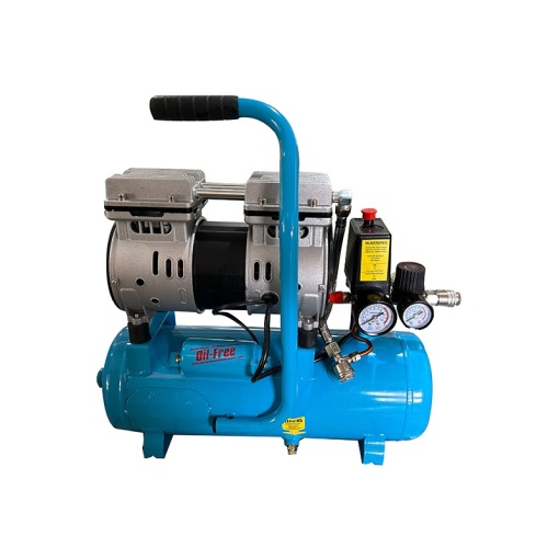 Compresor de aer FIXTEC 0.7HP, 10L, fara ulei, 8 bar, portabil - Img 2