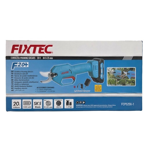 Foarfeca de Tuns FIXTEC 20V Fara Fir pentru Gradina - Img 5