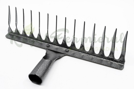 Grebla 14 dinti, din metal, fara coada, cod f-6564