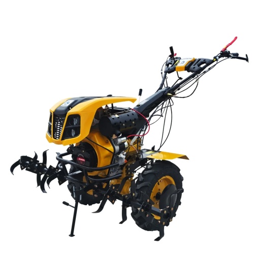 Pachet Motocultor 18 CP Benzina , Remorca 600 kg , Plug si Ulei - Img 3