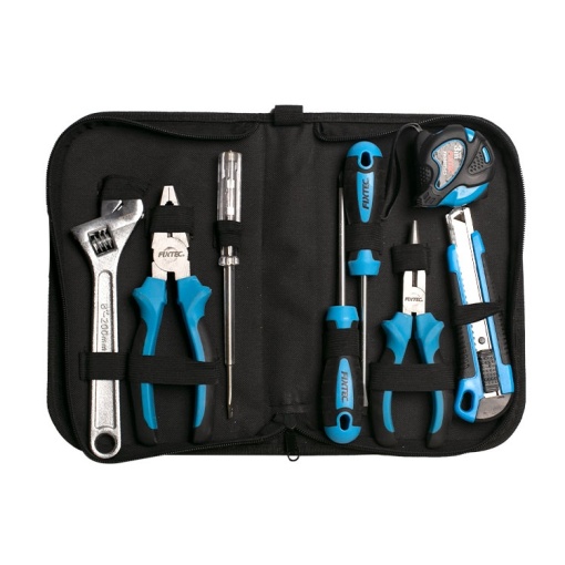 Set unelte de mana FIXTEC 8 piese, cu trusa - Img 4