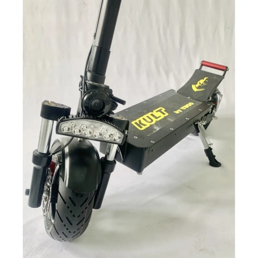 Trotineta electrica KULT UBGO III, motor 1000W, baterie 48V/24Ah, autonomie 70-100km, viteza 60km/h, roti 10inch, negru - Img 4