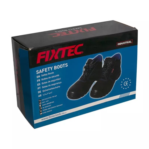 Bocanci de protectie FIXTEC, piele naturala, bombeu otel - Img 6
