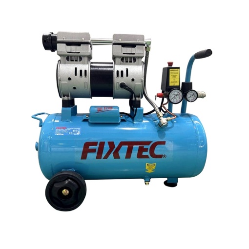 Compresor aer FIXTEC 1HP, 24L, fara ulei, portabil - Img 2