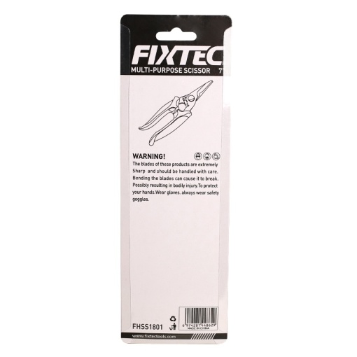 Foarfeca multifunctionala FIXTEC 7" inox - Img 5
