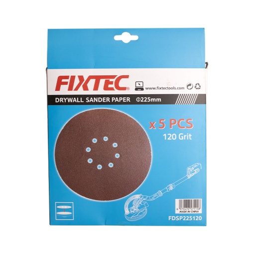 Hartie abraziva FIXTEC 180 mm P180, 5 buc - Img 5