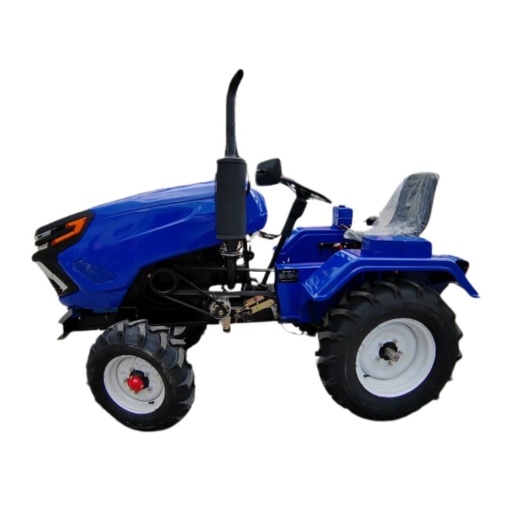 Pachet Complet Tractor 22CP Diesel + Remorcă + Plug Albastru + Freză - Img 2