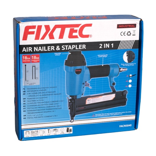 Pistol Batut Cuie si Capse FIXTEC 2in1 Combo 50mm - Img 16