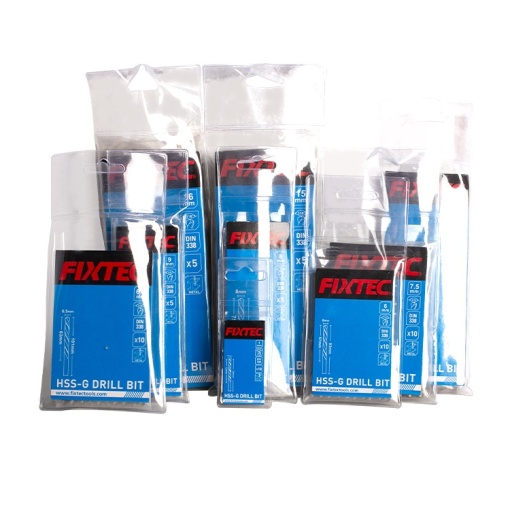 Set 10 Burghie HSS FIXTEC 4.2mm pentru Metal – Standard DIN338 - Img 4