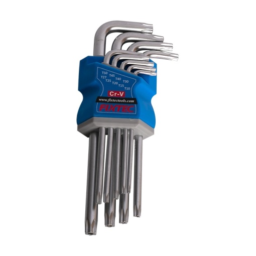 Set 9 chei hexagonale FIXTEC 1.5‑10 mm CR‑V - Img 3