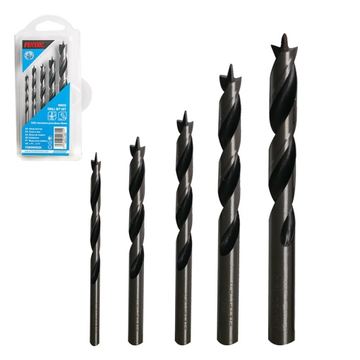 Set burghie lemn FIXTEC SDS‑Plus 2 buc (5 &amp; 12 mm) - Img 2