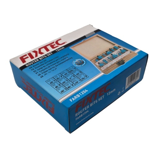 Set freze lemn FIXTEC 12 piese, coada 12mm - Img 8
