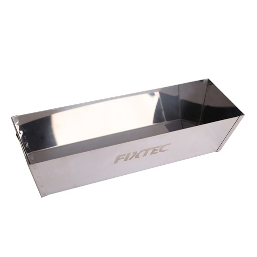 Tava pentru glet FIXTEC 358x118 mm din otel inoxidabil - Img 4