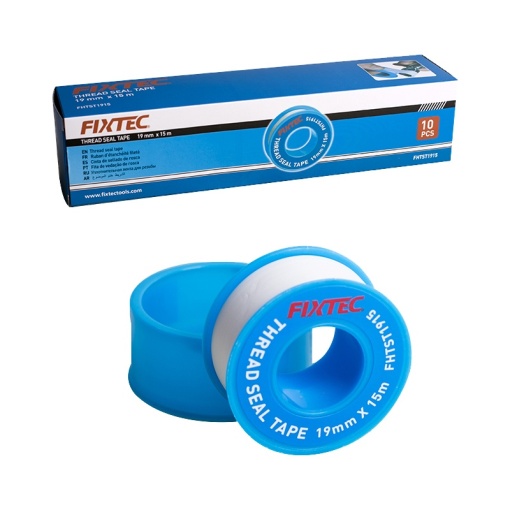 Banda de etansare filete FIXTEC 12 mm × 15 m 0.3g/cm3 - Img 3