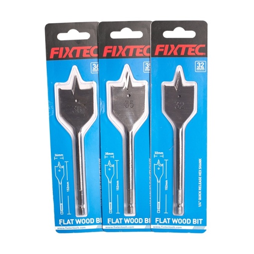 Burghiu plat FIXTEC 40 mm x 152 mm pentru lemn - Img 4