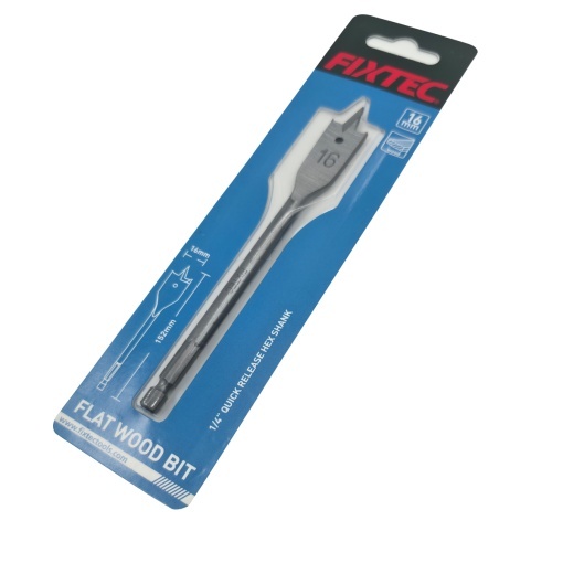 Burghiu plat lemn FIXTEC 16 mm x 152 mm - Img 2
