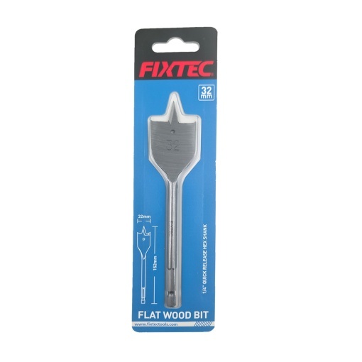 Burghiu plat lemn FIXTEC 32 mm x 152 mm
