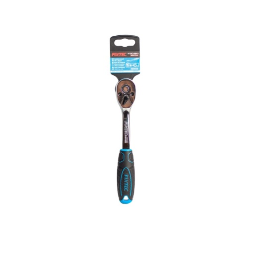 Cheie clichet FIXTEC 3/8" cu maner curbat CR-V