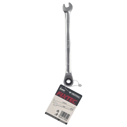 Cheie fixa clichet pivotant FIXTEC 6 mm 72‑dinti - Img 2