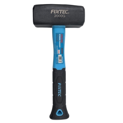 Ciocan pietrar FIXTEC 2000g, maner fibra rezistenta