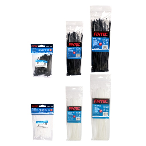 Coliere Nylon Alb FIXTEC 3.6×200 mm – 100 buc - Img 3