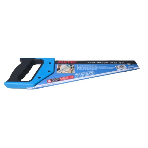 Fierastrau manual FIXTEC 350 mm 12 TPI pentru tevi si lemn - Img 3